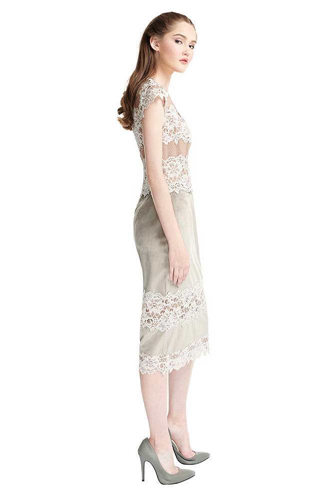 side view of the dress